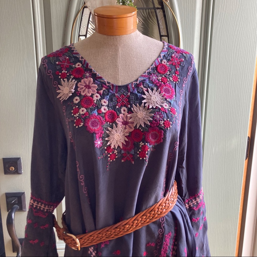 Johnny Was Embroidered Blouse